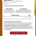 Become a pizza professor with Domino’s